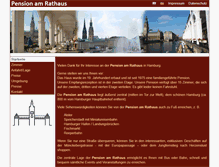 Tablet Screenshot of pension-am-rathaus.de